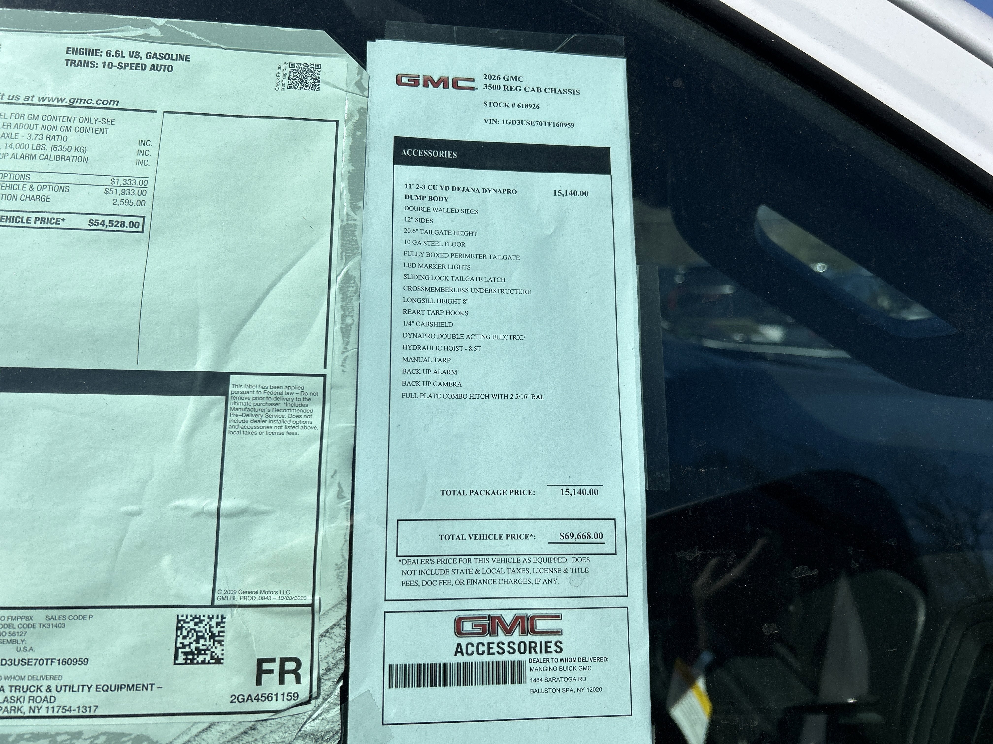 2026 GMC Sierra 3500 HD Chassis Cab Pro