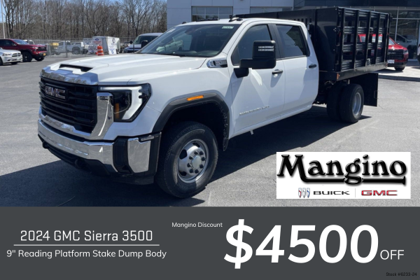 GMC Sierra 3500 Reading Platform Stake Dump Body