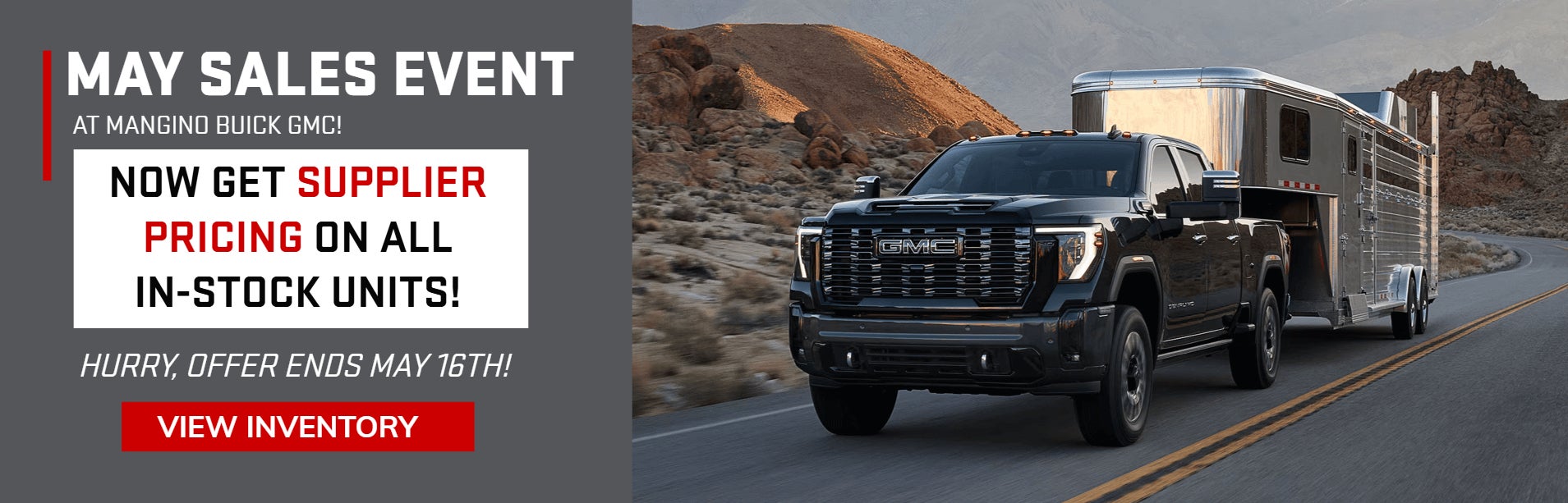 May Sales Event at Mangino Buick GMC