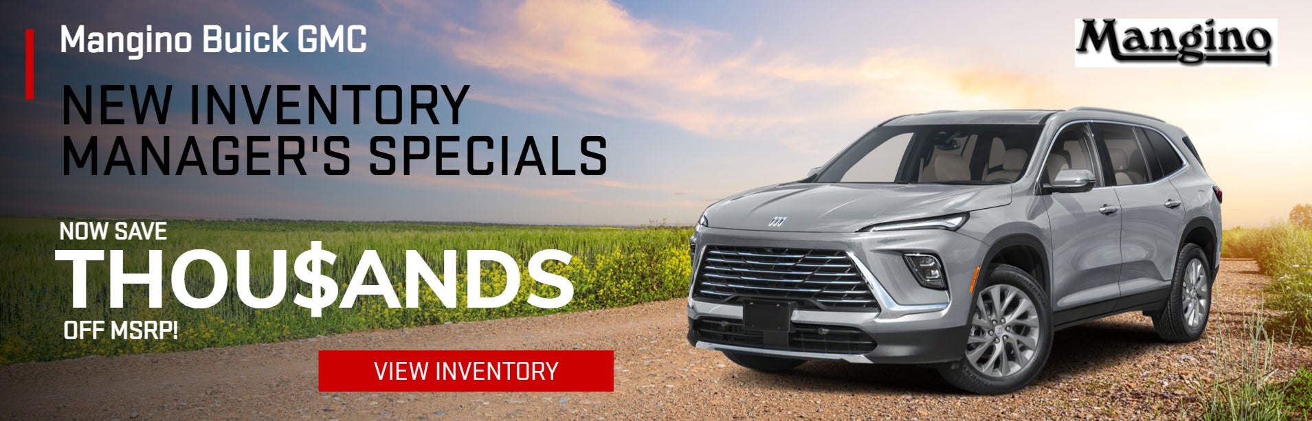 New Buick & GMC inventory Manager's Specials