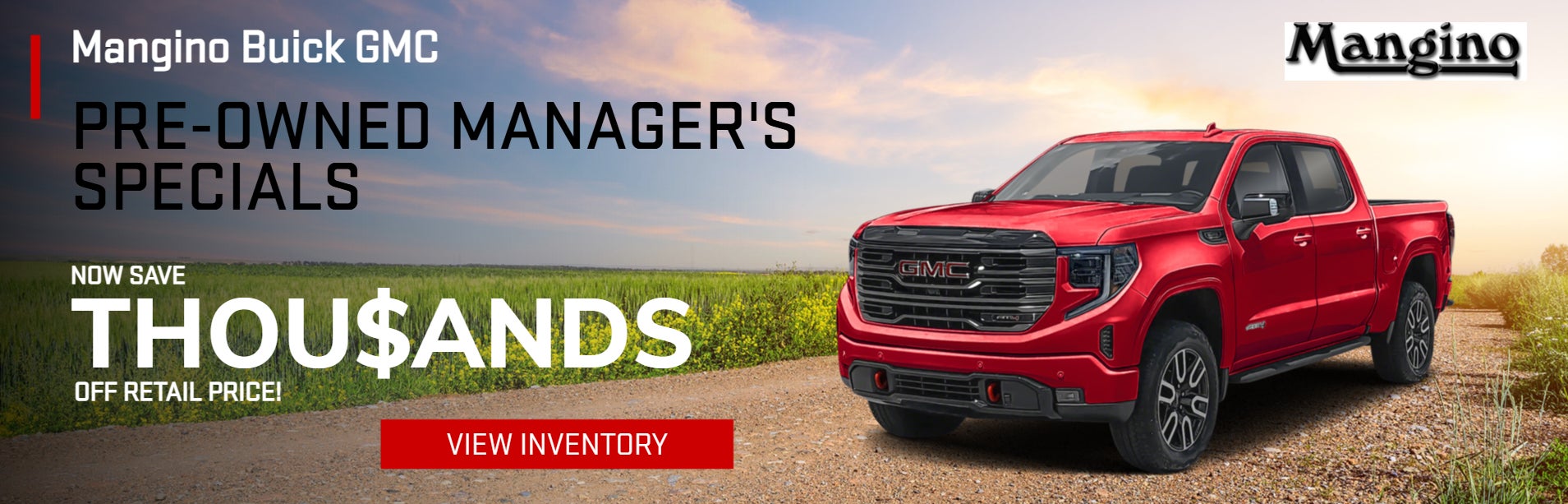 Preowned inventory manager specials